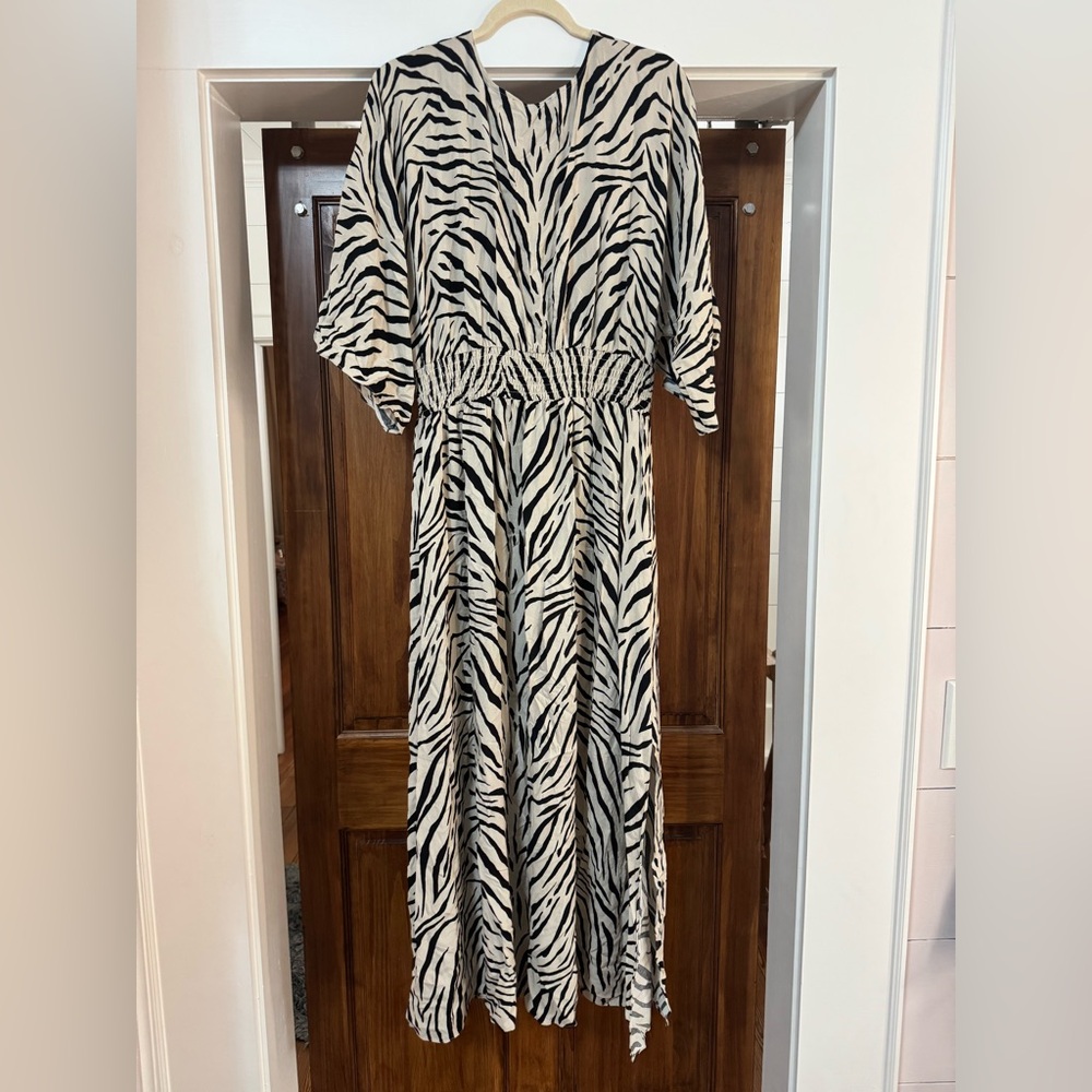 INC International Concepts Zebra Print Maxi Dress - Picture 2 of 5